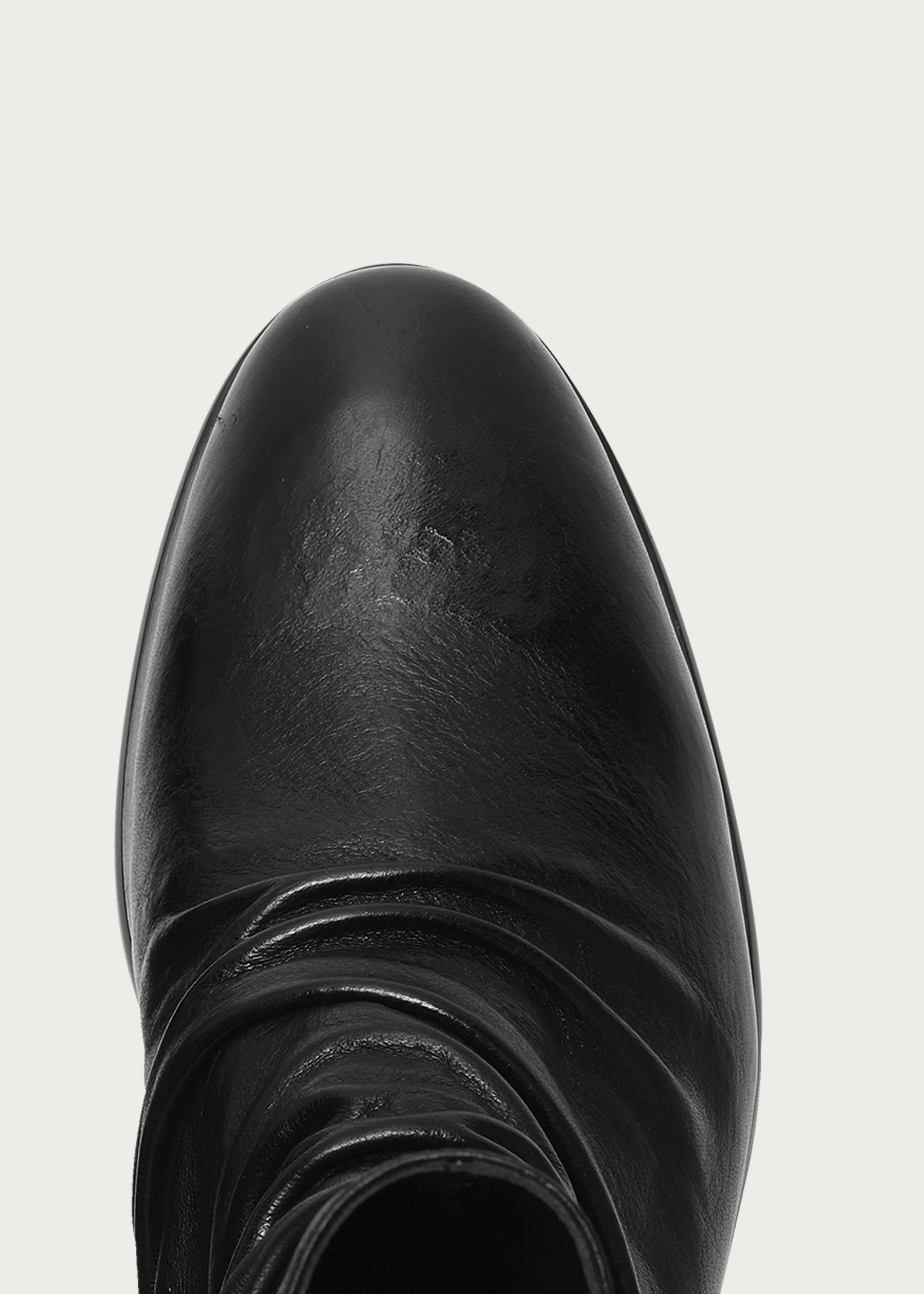 Chelsea boots Ruched Washed-horsehide