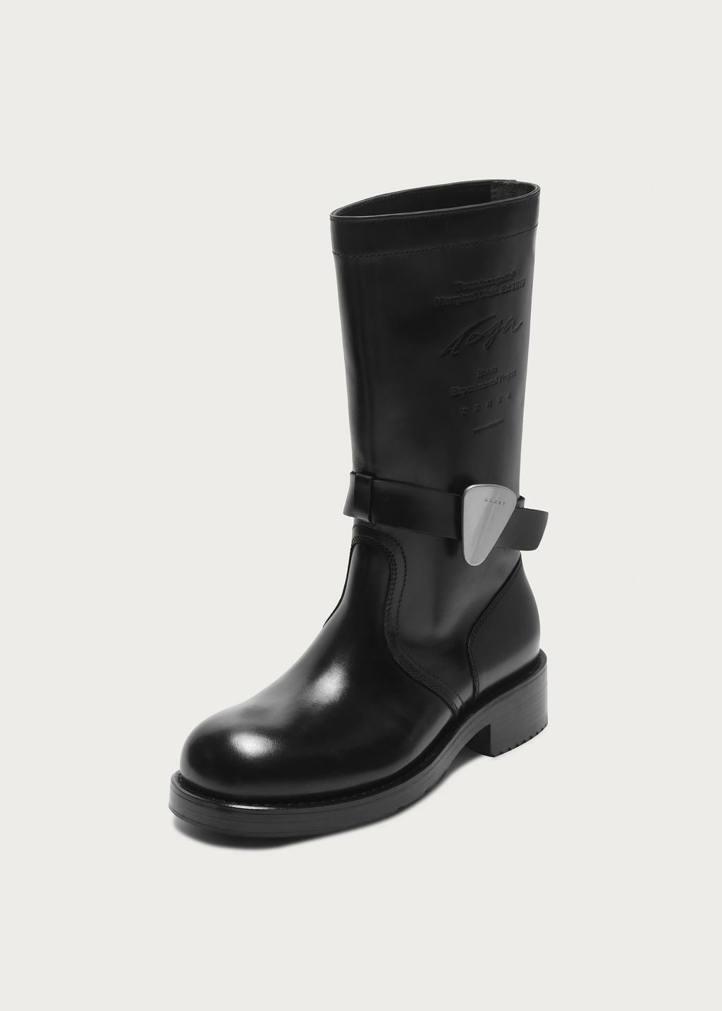 Tall boots Round-toe Guitar-pick