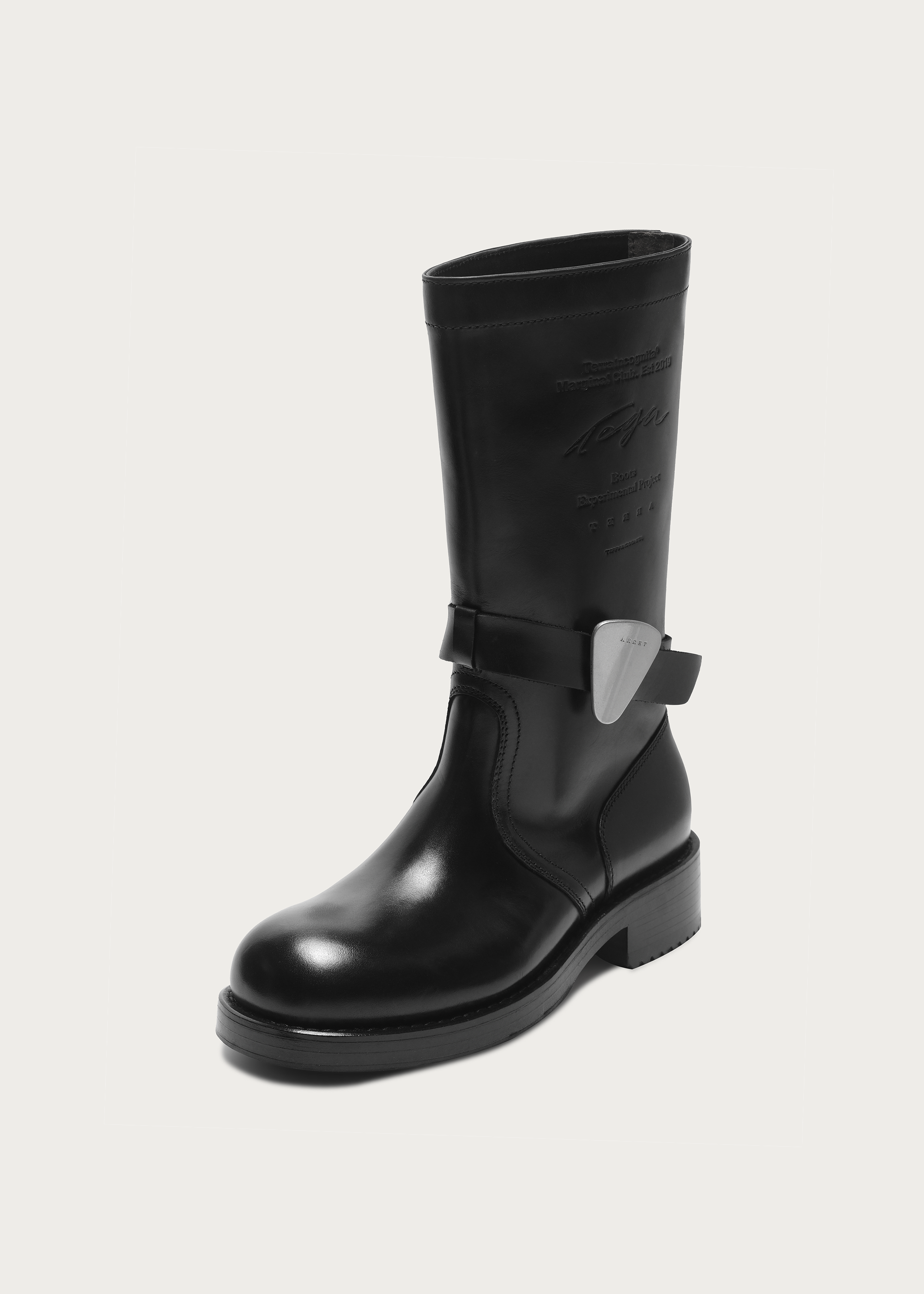 Tall boots Round-toe Guitar-pick