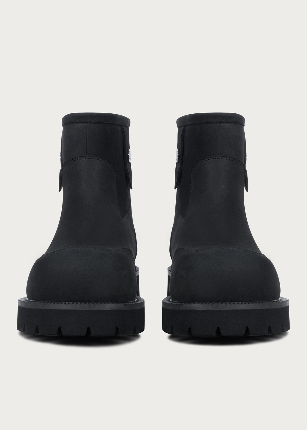 Snow boots Fleece Mid-top Matte black